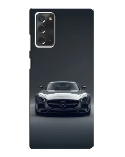 Чехол для Samsung Galaxy Note 20 с картинкой «Mercedes на черном»
