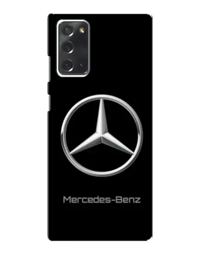Чехол для Samsung Galaxy Note 20 с картинкой «Mercedes Silver Logo»