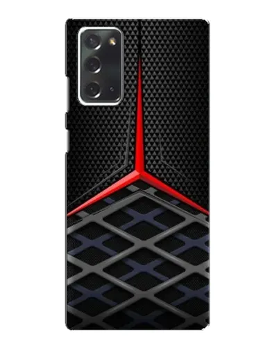 Чехол для Samsung Galaxy Note 20 с картинкой «Mercedes Carbon Grid»