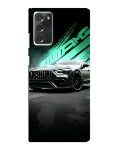 Чехол для Samsung Galaxy Note 20 с картинкой «Темный Mercedes AMG»