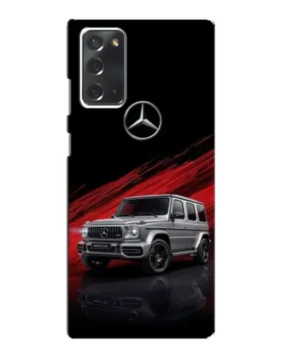 Чехол для Samsung Galaxy Note 20 с картинкой «Mercedes G-Class красный»
