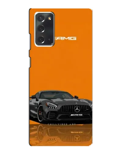 Чехол для Samsung Galaxy Note 20 с картинкой «Оранжевый Mercedes AMG»