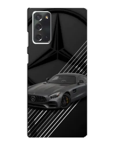 Чехол для Samsung Galaxy Note 20 с картинкой «Mercedes AMG — графика»