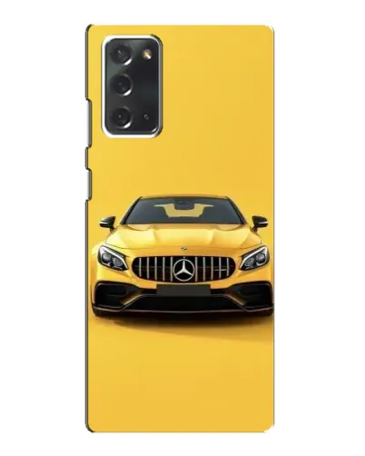 Чехол для Samsung Galaxy Note 20 с картинкой «Желтый Mercedes GT»