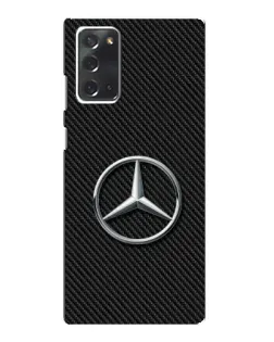 Чехол для Samsung Galaxy Note 20 с картинкой «Карбоновый Mercedes стиль»