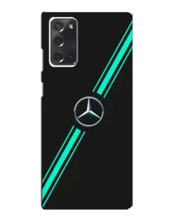 Чехол для Samsung Galaxy Note 20 с картинкой «Спортивные линии Mercedes»