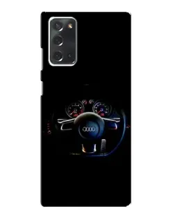 Чехол для Samsung Galaxy Note 20 с картинкой «Салон Audi — руль» Чехол для Samsung Galaxy Note 20 с картинкой «Салон Audi — руль»