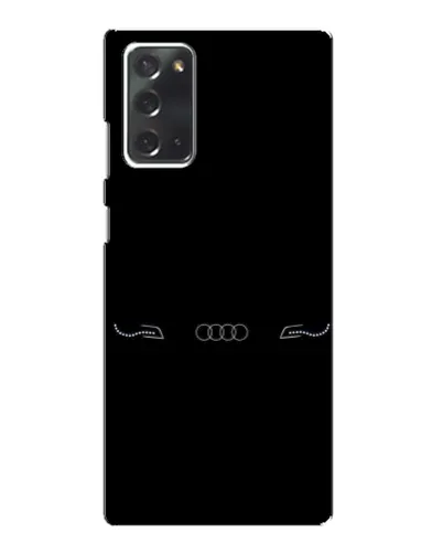 Чехол для Samsung Galaxy Note 20 с картинкой «Audi — световой подпись»