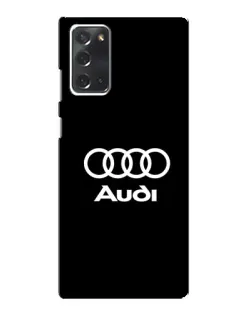 Чехол для Samsung Galaxy Note 20 с картинкой «Классическое лого Audi» Чехол для Samsung Galaxy Note 20 с картинкой «Классическое лого Audi»