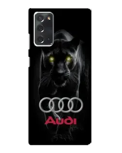 Чехол для Samsung Galaxy Note 20 с картинкой «Пантера и Audi» Чехол для Samsung Galaxy Note 20 с картинкой «Пантера и Audi»