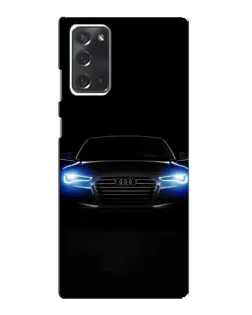 Чехол для Samsung Galaxy Note 20 с картинкой «Audi в неоне» Чехол для Samsung Galaxy Note 20 с картинкой «Audi в неоне»