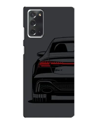 Чехол для Samsung Galaxy Note 20 с картинкой «Задняя часть Audi — арт»