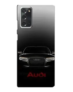 Чехол для Samsung Galaxy Note 20 с картинкой «Audi — градиентный контур» Чехол для Samsung Galaxy Note 20 с картинкой «Audi — градиентный контур»