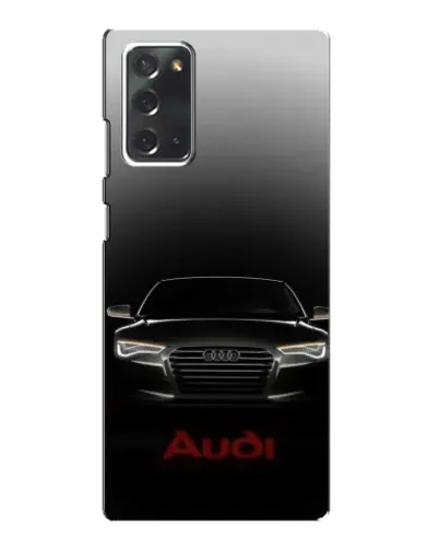 Чехол для Samsung Galaxy Note 20 с картинкой «Audi — градиентный контур»