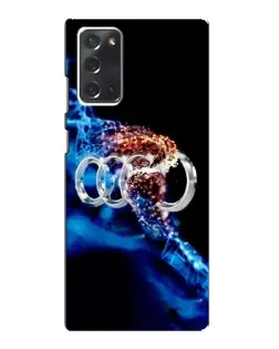 Чехол для Samsung Galaxy Note 20 с картинкой «Энергия лого Audi» Чехол для Samsung Galaxy Note 20 с картинкой «Энергия лого Audi»