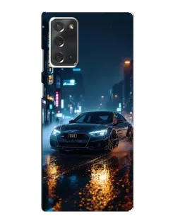 Чехол для Samsung Galaxy Note 20 с картинкой «Ночной город и Audi» Чехол для Samsung Galaxy Note 20 с картинкой «Ночной город и Audi»