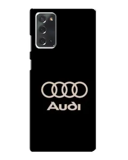 Чехол для Samsung Galaxy Note 20 с картинкой «Audi — золотой логотип» Чехол для Samsung Galaxy Note 20 с картинкой «Audi — золотой логотип»