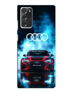 Чехол для Samsung Galaxy Note 20 с картинкой «Audi Sport — неон» Чехол для Samsung Galaxy Note 20 с картинкой «Audi Sport — неон»