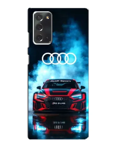 Чехол для Samsung Galaxy Note 20 с картинкой «Audi Sport — неон»