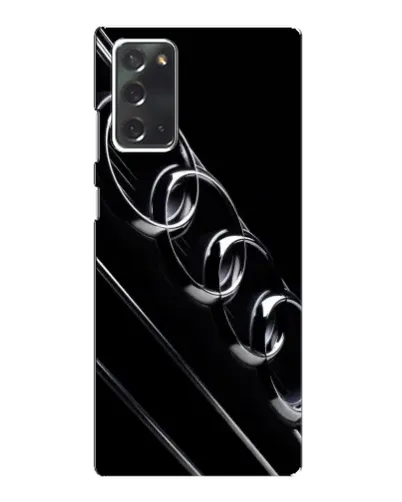 Чехол для Samsung Galaxy Note 20 с картинкой «Audi — абстрактные кольца»