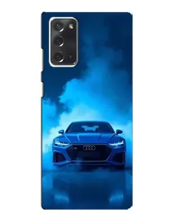 Чехол для Samsung Galaxy Note 20 с картинкой «Audi — голубая энергия» Чехол для Samsung Galaxy Note 20 с картинкой «Audi — голубая энергия»