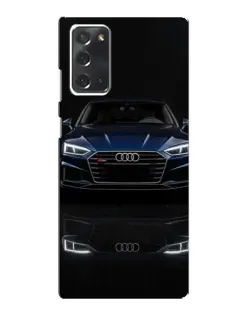 Чехол для Samsung Galaxy Note 20 с картинкой «Audi — ночное отражение» Чехол для Samsung Galaxy Note 20 с картинкой «Audi — ночное отражение»