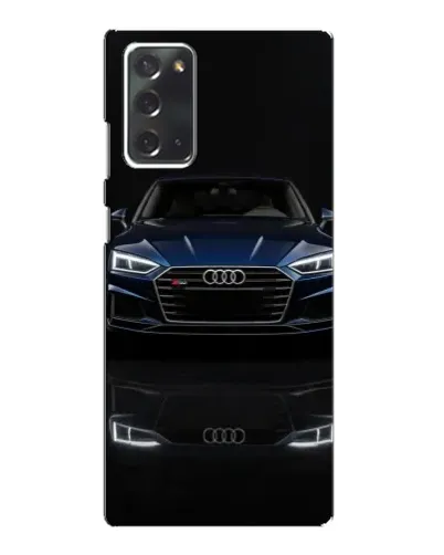 Чехол для Samsung Galaxy Note 20 с картинкой «Audi — ночное отражение»