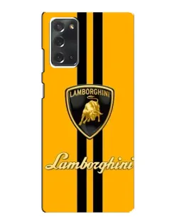 Чехол для Samsung Galaxy Note 20 с картинкой «Lamborghini Stripe желтый» Чехол для Samsung Galaxy Note 20 с картинкой «Lamborghini Stripe желтый»