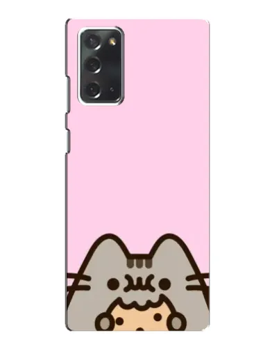 Чехол для Samsung Galaxy Note 20 с картинкой «Pusheen и печенье» Чехол для Samsung Galaxy Note 20 с картинкой «Pusheen и печенье»