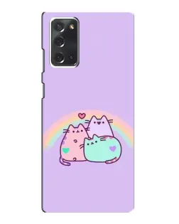 Чохол для Samsung Galaxy Note 20 з картинкою «Веселкові Пушини» Чохол для Samsung Galaxy Note 20 з картинкою «Веселкові Пушини»