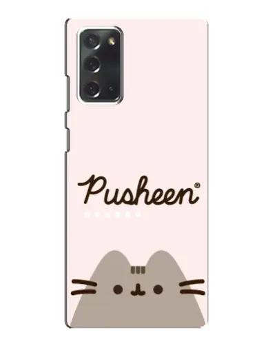 Чехол для Samsung Galaxy Note 20 с картинкой «Pusheen логотип» Чехол для Samsung Galaxy Note 20 с картинкой «Pusheen логотип»