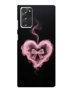 Чехол для Samsung Galaxy Note 20 с картинкой «Дымчатое сердце»