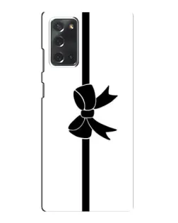 Чехол для Samsung Galaxy Note 20 с картинкой «Вертикальный бант»