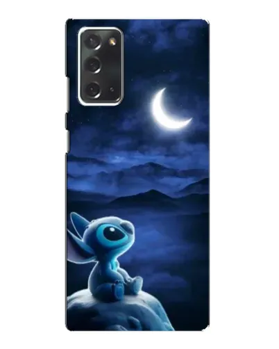 Чехол для Samsung Galaxy Note 20 с картинкой «Лунная ночь Стича»