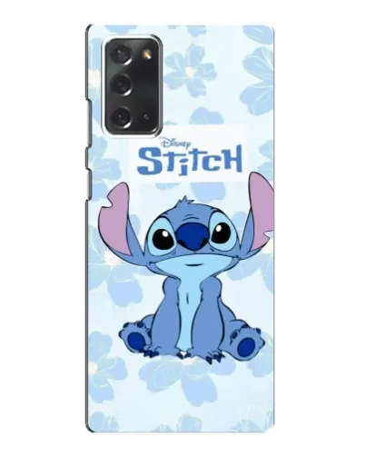 Чехол для Samsung Galaxy Note 20 с картинкой «Stitch среди цветов»