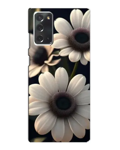 Чехол для Samsung Galaxy Note 20 с картинкой «Белые маргаритки макро»
