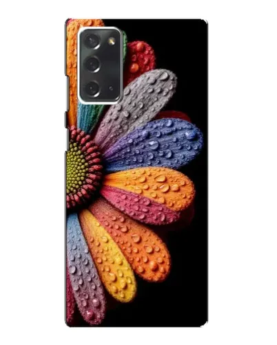 Чехол для Samsung Galaxy Note 20 с картинкой «Радужный цветок»