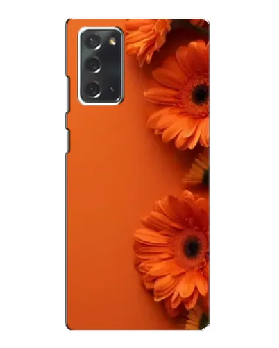 Чехол для Samsung Galaxy Note 20 с картинкой «Оранжевые герберы»