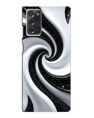Чехол для Samsung Galaxy Note 20 с картинкой «Черно-белая спираль» Чехол для Samsung Galaxy Note 20 с картинкой «Черно-белая спираль»
