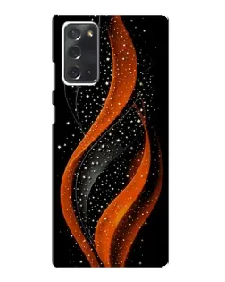 Чехол для Samsung Galaxy Note 20 с картинкой «Огненная звездная волна»