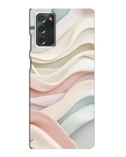 Чехол для Samsung Galaxy Note 20 с картинкой «Пастельные нежные волны»