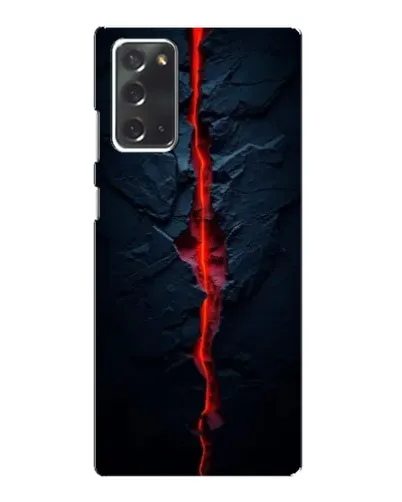 Чехол для Samsung Galaxy Note 20 с картинкой «Kрасная лавовая трещина» Чехол для Samsung Galaxy Note 20 с картинкой «Kрасная лавовая трещина»