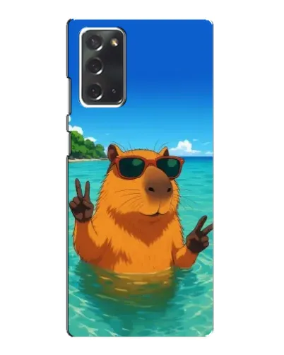 Чехол для Samsung Galaxy Note 20 с картинкой «Морская капибара» Чехол для Samsung Galaxy Note 20 с картинкой «Морская капибара»