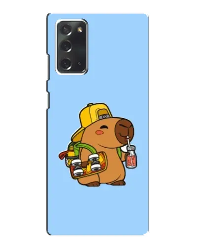 Чехол для Samsung Galaxy Note 20 с картинкой «Капибара на скейте» Чехол для Samsung Galaxy Note 20 с картинкой «Капибара на скейте»