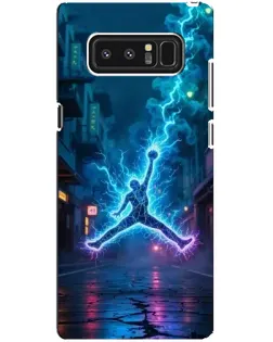 Чехол для Samsung Galaxy Note 8 (N950) с картинкой «Jordan Gold Jumpman»