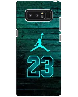 Чехол для Samsung Galaxy Note 8 (N950) с картинкой «Jordan Cyan 23» Чехол для Samsung Galaxy Note 8 (N950) с картинкой «Jordan Cyan 23»