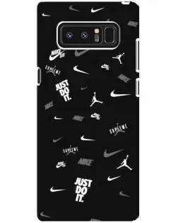 Чехол для Samsung Galaxy Note 8 (N950) с картинкой «Nike Black Pattern» Чехол для Samsung Galaxy Note 8 (N950) с картинкой «Nike Black Pattern»