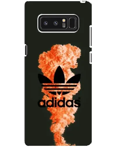 Чехол для Samsung Galaxy Note 8 (N950) с картинкой «Оранжевый дым Adidas»