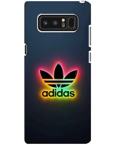 Чехол для Samsung Galaxy Note 8 (N950) с картинкой «Неоновый Adidas»