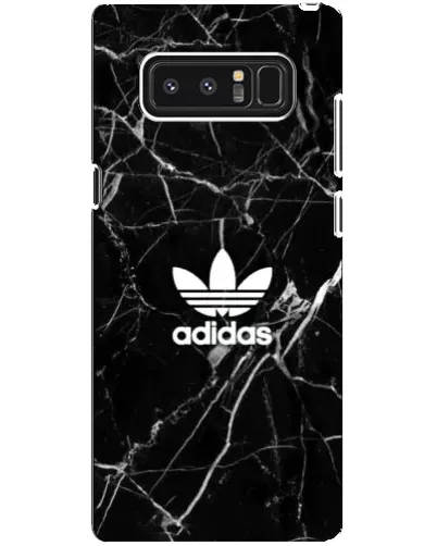 Чехол для Samsung Galaxy Note 8 (N950) с картинкой «Белый мрамор Adidas»
